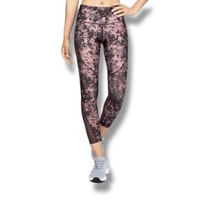 Under Armour Women's HeatGear Armour Printed Ankle Crop Leggings, size S